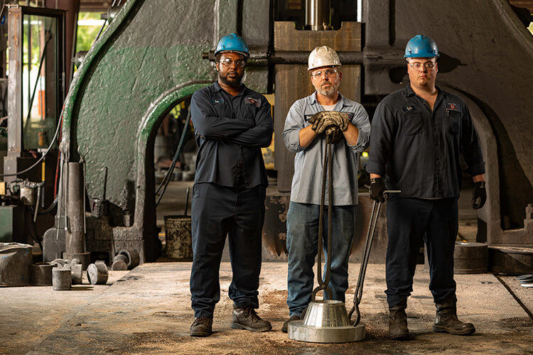 Workers at Western Forge & Flange